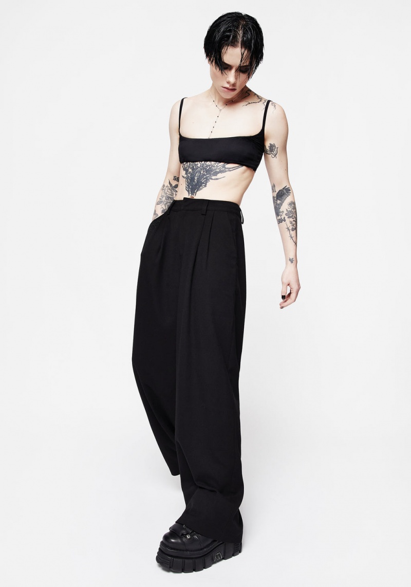 Disturbia Poe Plissé Larges Leg Trouser | UUT-32865392