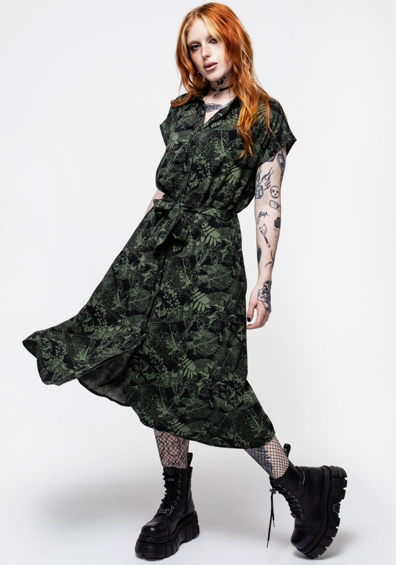 Disturbia Daphne Midi Shirt Robe | QRW-40126792