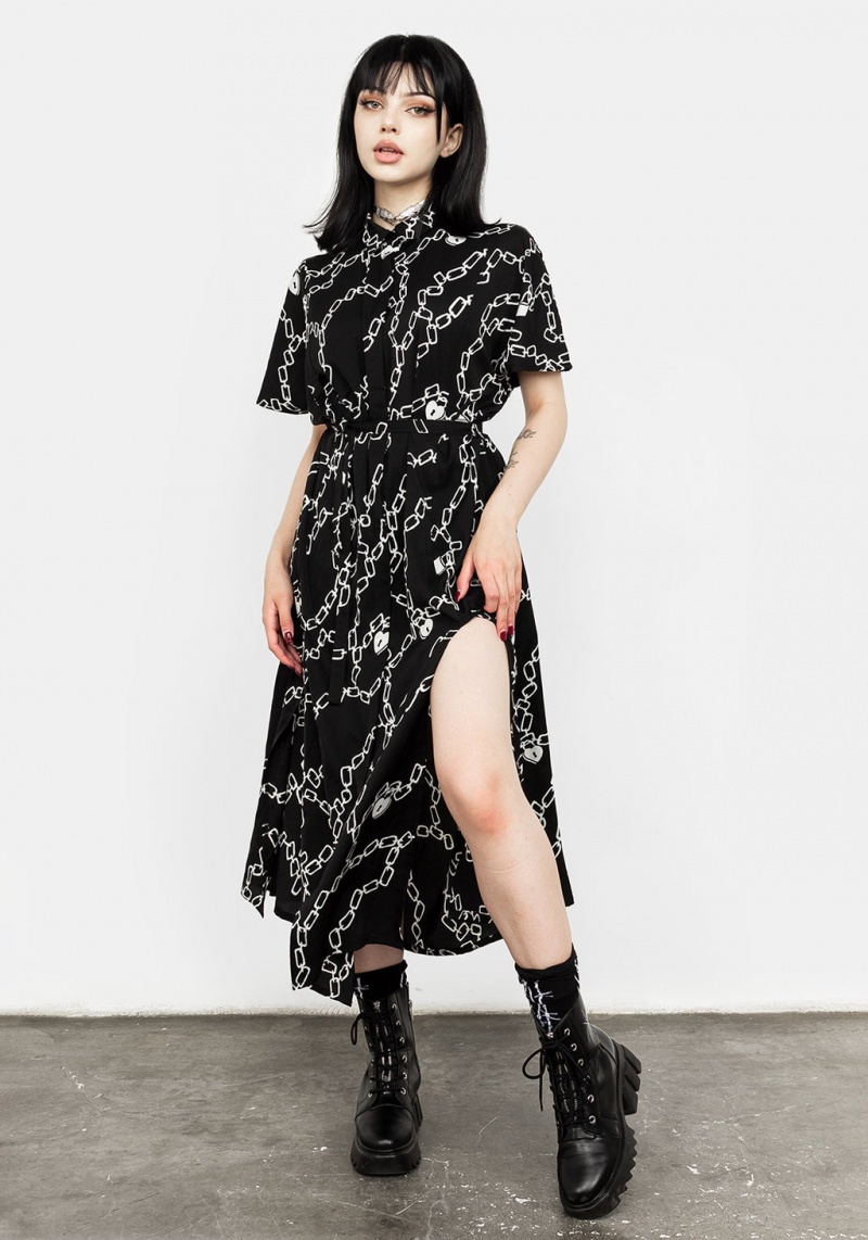 Disturbia Lovelock Oversized Midi Robe | DJX-31288957