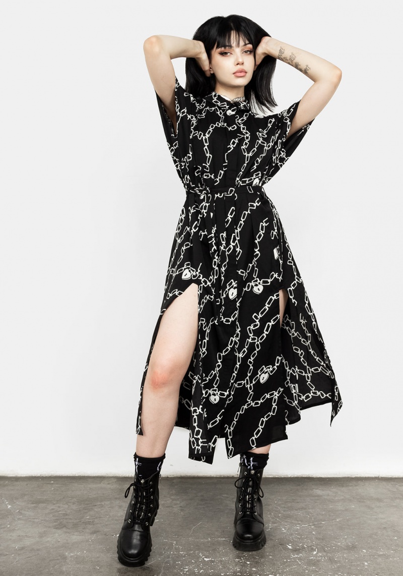 Disturbia Lovelock Oversized Midi Robe | DJX-31288957