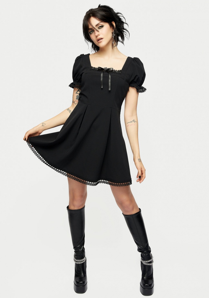 Disturbia Misery Square Neck Mini Robe | SSX-50328650