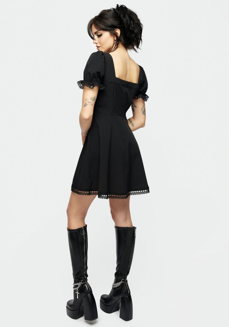 Disturbia Misery Square Neck Mini Robe | SSX-50328650