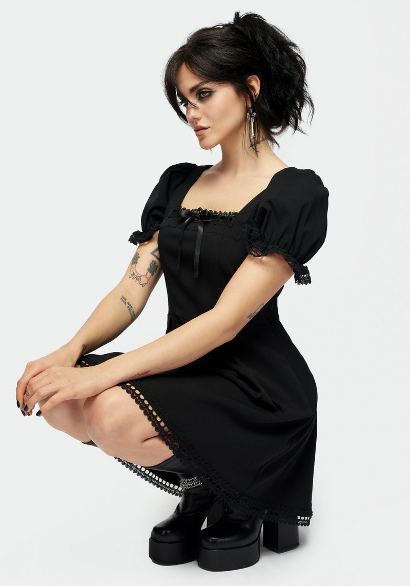 Disturbia Misery Square Neck Mini Robe | SSX-50328650