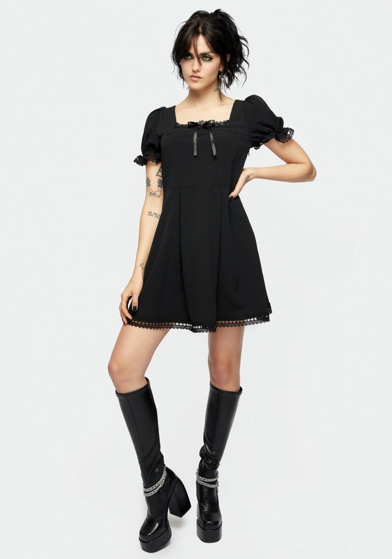 Disturbia Misery Square Neck Mini Robe | SSX-50328650