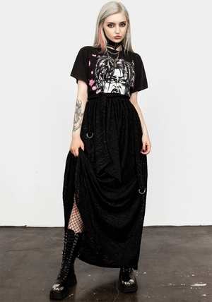 Disturbia Cinder Maxi Skirt | KGO-40273462