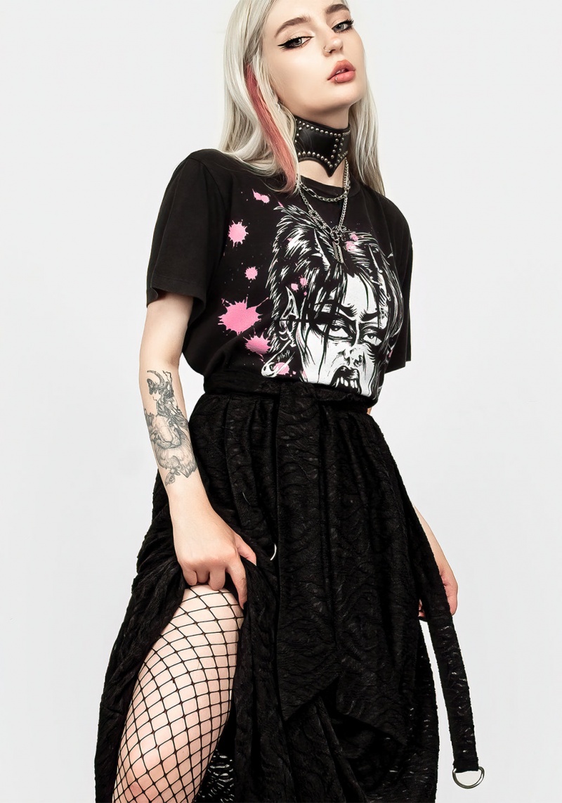 Disturbia Cinder Maxi Skirt | KGO-40273462