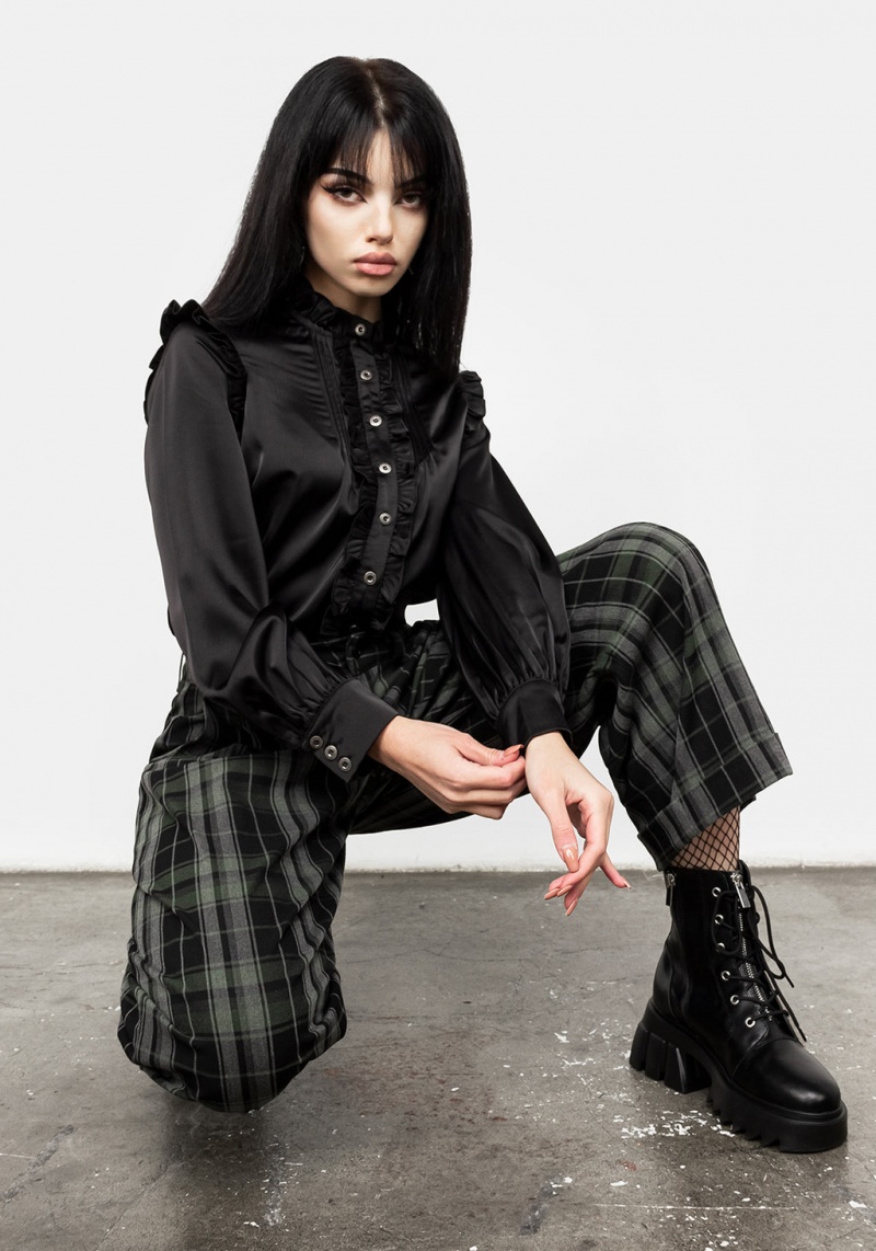 Disturbia Bittersweet Check Pants | UXT-19686144