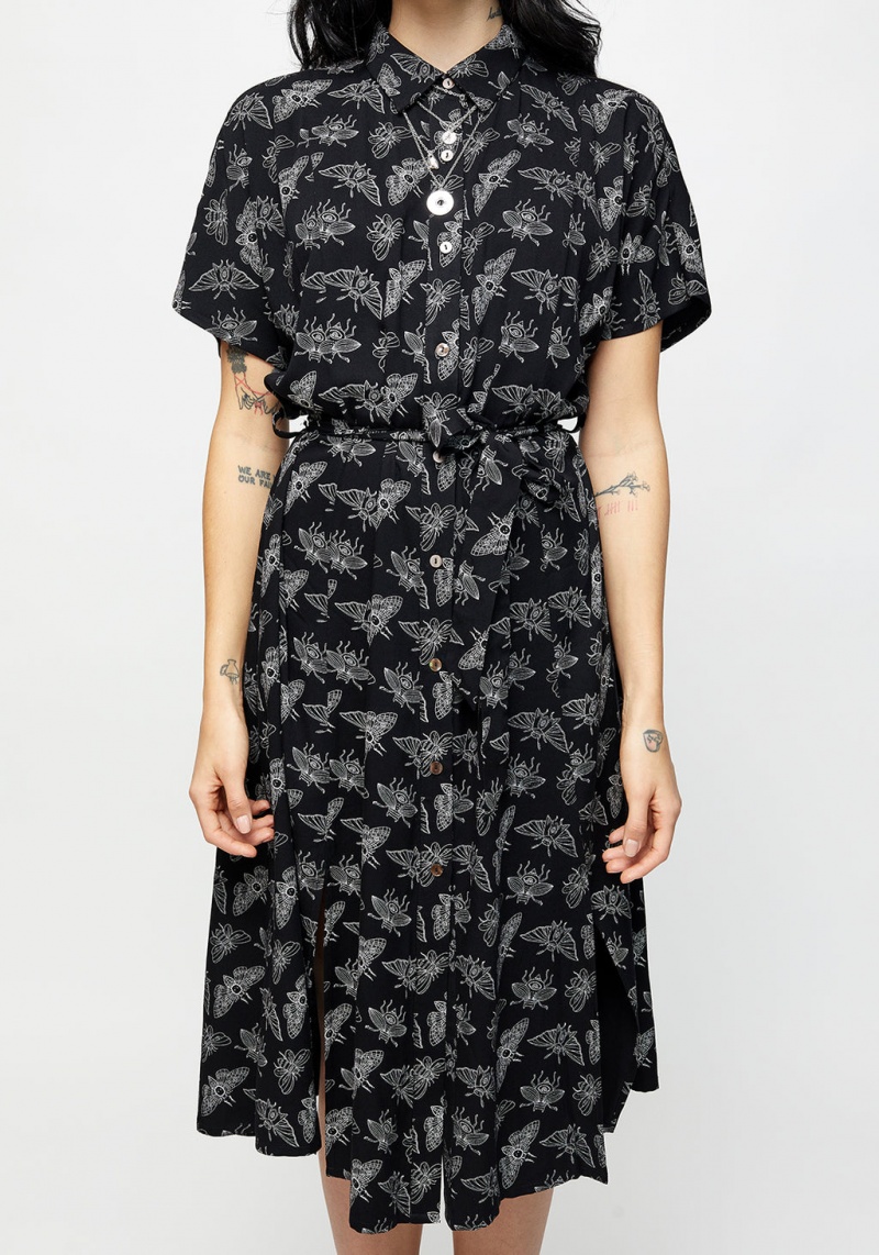 Disturbia Mortmoth Shirt Robe | ZNY-64720948