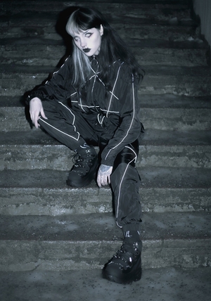 Disturbia Arcana Reflective Tracksuit Pants | LDI-39278500