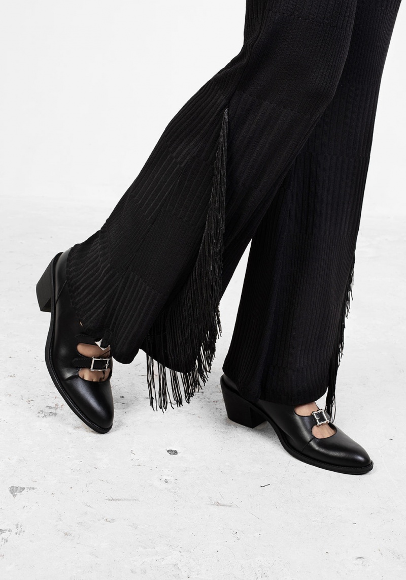 Disturbia Coyote Fringed Jersey Flares | APJ-19739053