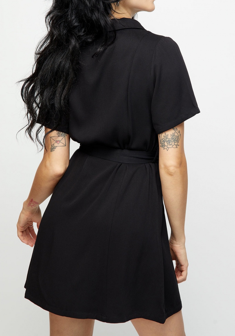 Disturbia Luna Button Down Mini Shirt Robe | JHM-62787435