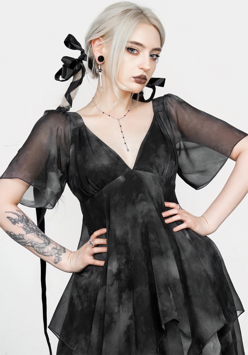 Disturbia Tempest Layered Midi Robe | JRI-03803407