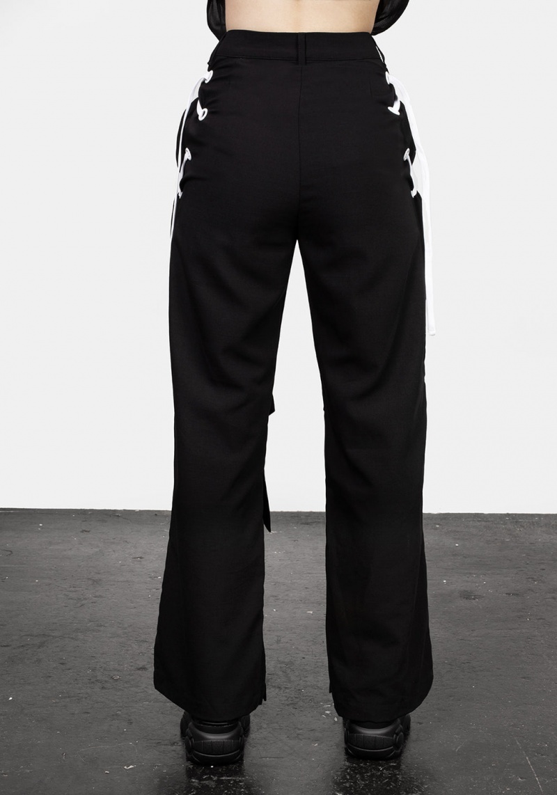 Disturbia Defendant Dentelle Up Tie Trousers | XYS-06195556