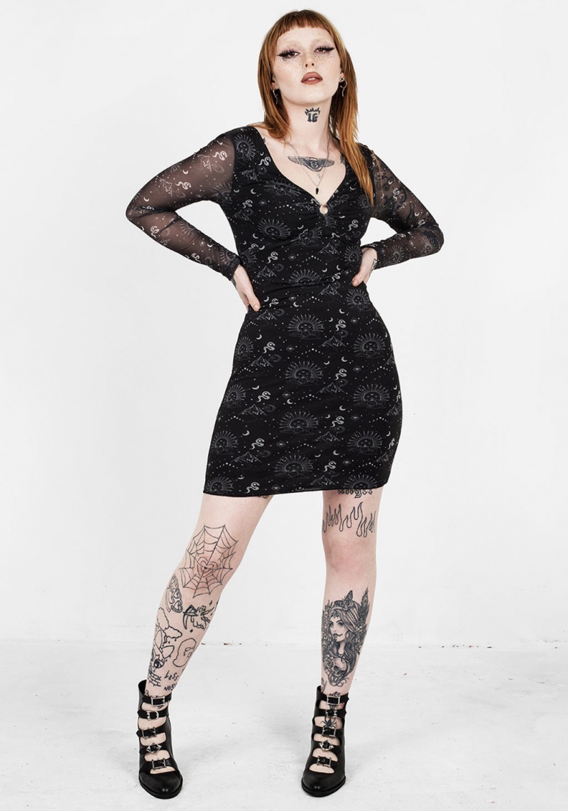 Disturbia La La Land Mesh Mini Robe | GNC-45864877