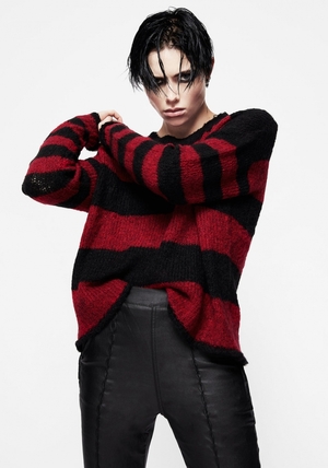 Disturbia Android Loose Knit Jumper | LWQ-58111870