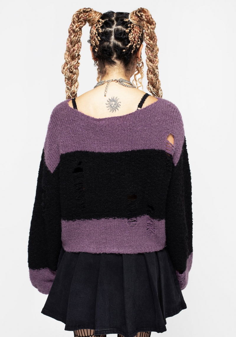 Disturbia Fuzz Relaxed Knit Jumper | COK-09912218