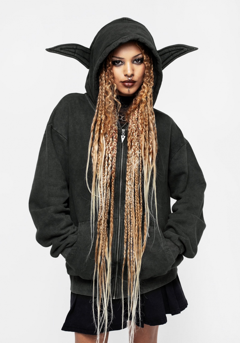 Disturbia Hermit Ear Hoody | DPJ-56830758