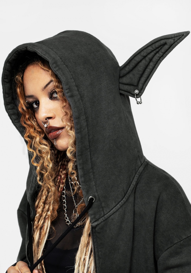 Disturbia Hermit Ear Hoody | DPJ-56830758