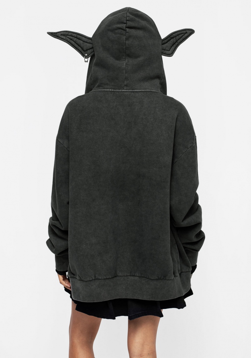 Disturbia Hermit Ear Hoody | DPJ-56830758