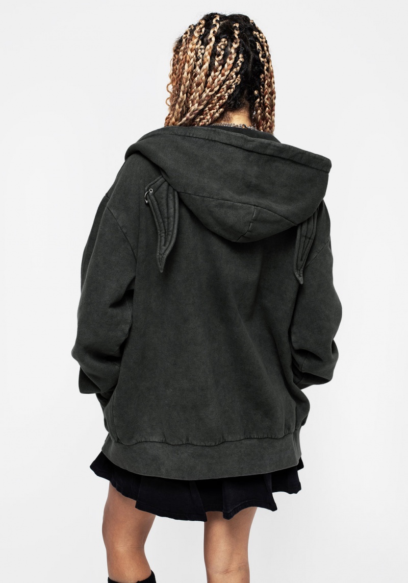 Disturbia Hermit Ear Hoody | DPJ-56830758