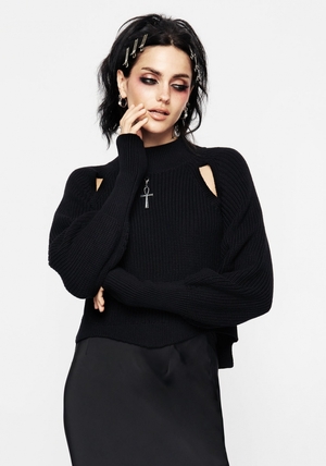 Disturbia Dea Cut Out Jumper | UHD-27845731