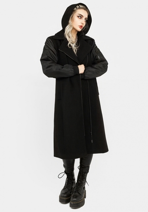 Disturbia Doomsday Bomber Coat with Detachable Hood | NWN-45244324