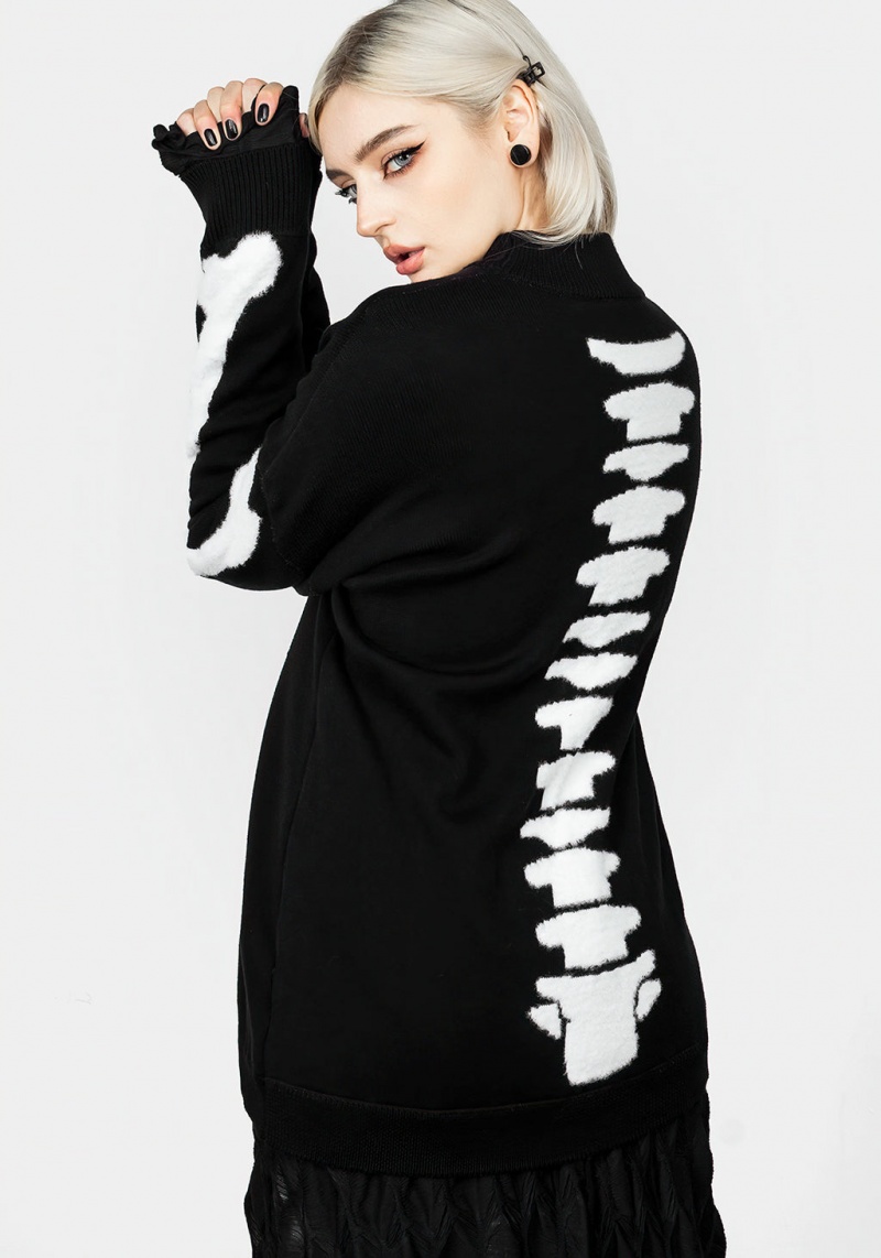 Disturbia Skeletus Oversized Jumper | XGT-80479401