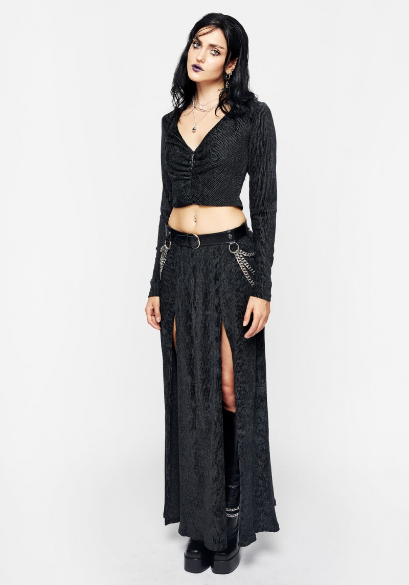 Disturbia Neith Ankh Charm Skirt Belt | LMV-19513730