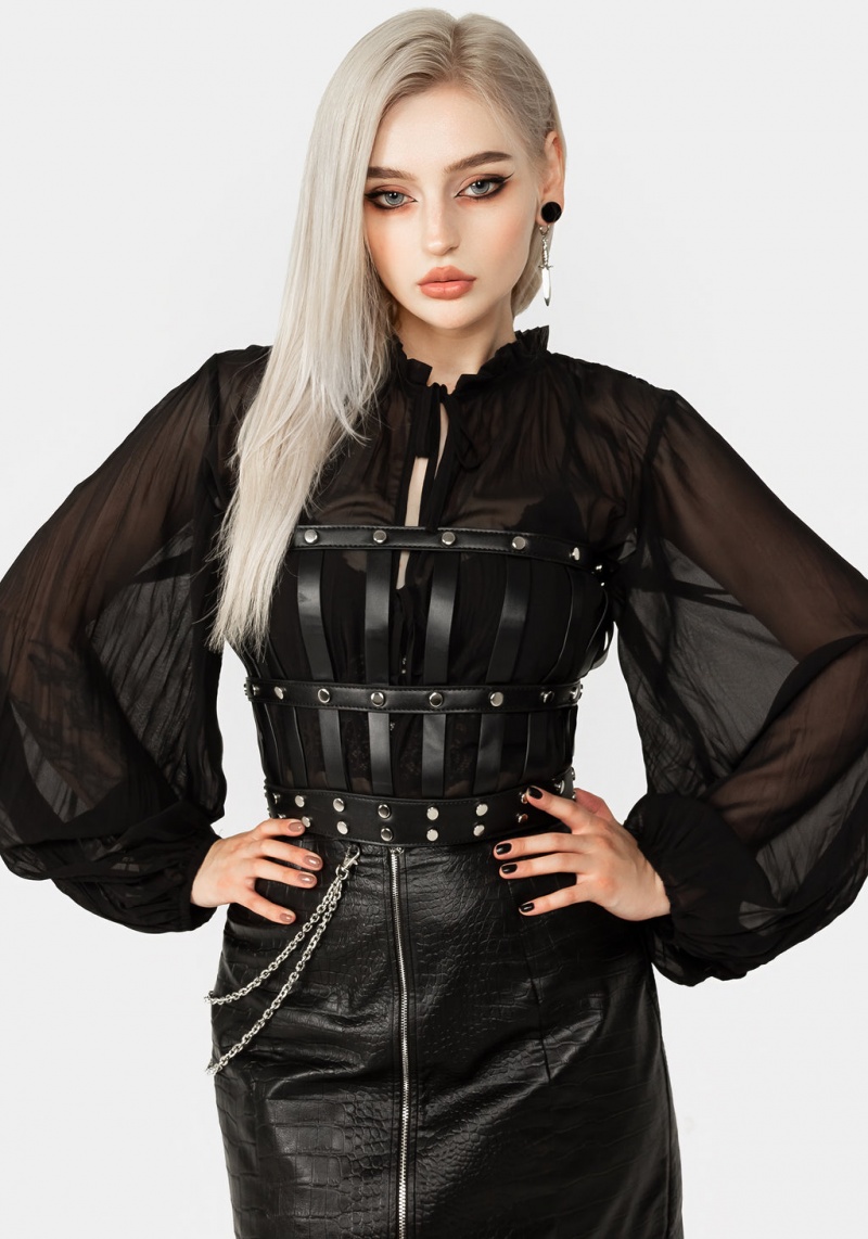 Disturbia Ripper Caged Harness | QVU-99241663