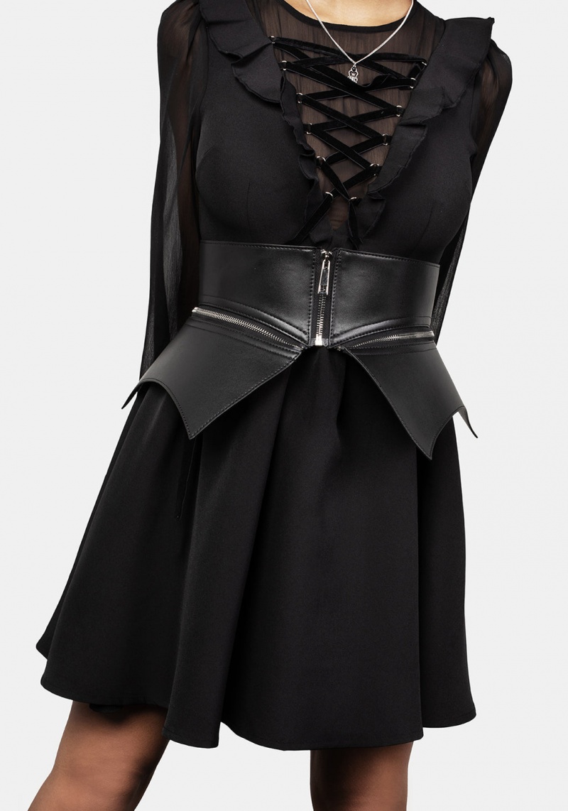 Disturbia Bettie Peplum Taille Belt | ZNR-55743113