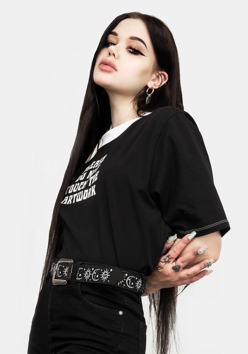 Disturbia Zappa Guitar Brides Jeans Belt | VJV-08369186