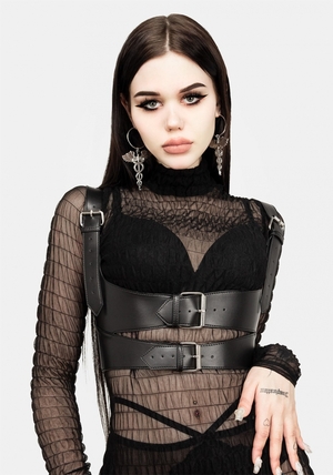 Disturbia Exorcism Double Belt Harness | ZNX-34329308